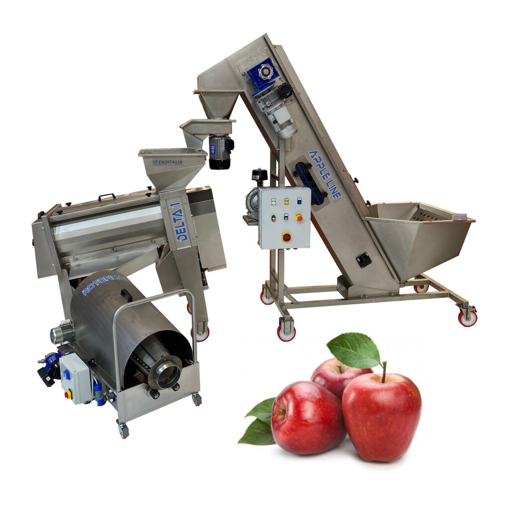 Apples processing line - Enoitalia